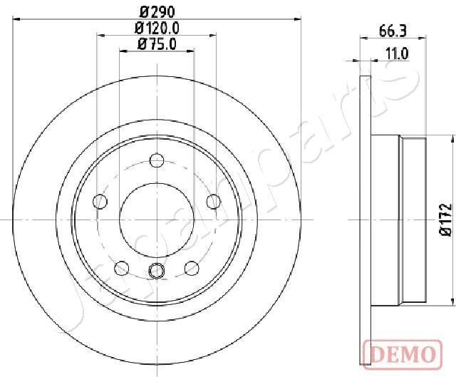 JAPANPARTS DP-0103C Brake disc BMW experience and price