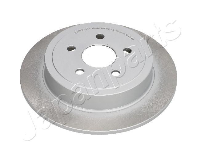 JAPANPARTS DP-990C Brake disc Rear Axle, 269,6x9mm, 5x57,5, solid, Painted