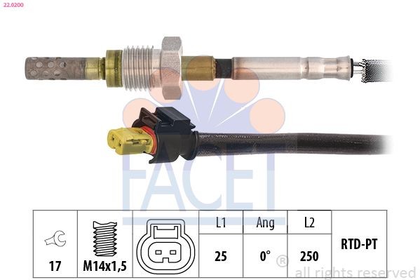 EPS 1.220.200 FACET Exhaust sensor 22.0200 buy