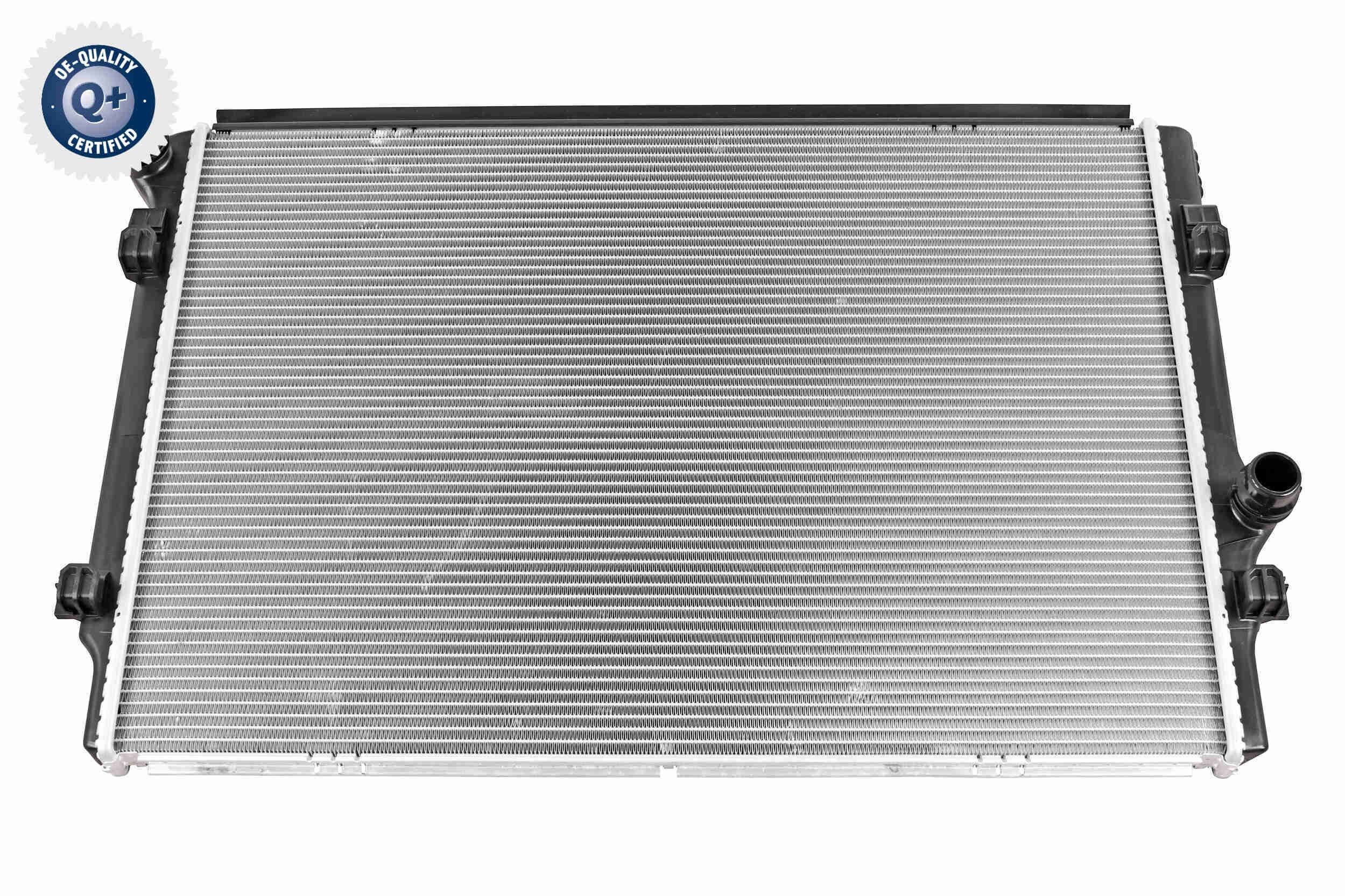 Radiator VEMO Aluminium, 650 x 433 x 32 mm, without frame, Brazed cooling fins - V10-60-0054