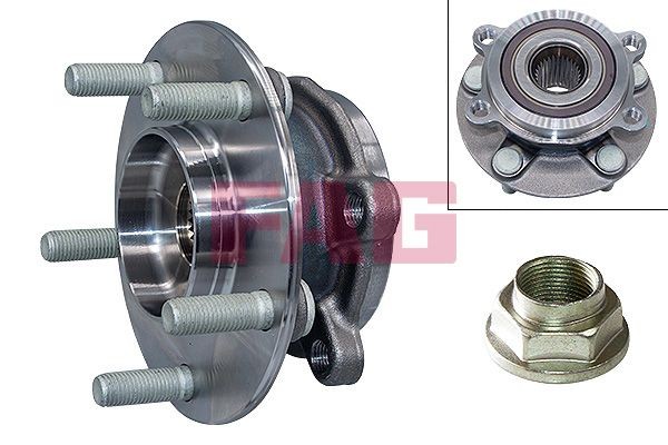 Mazda CX-3 Bearings parts - Wheel bearing kit FAG 713 6159 80