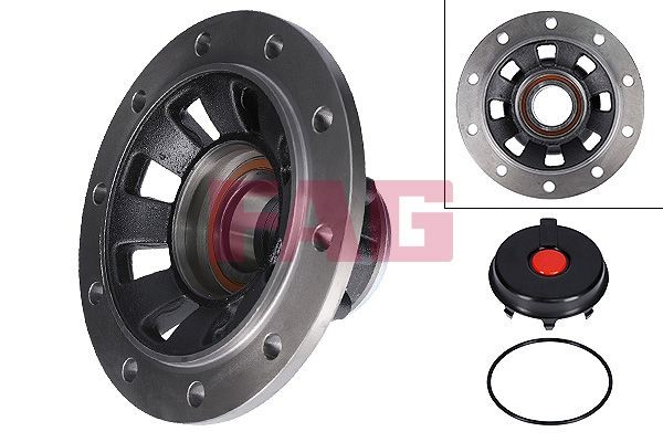 FAG with wheel bearing, Rear Axle, Front Axle Wheel Hub 723 5006 10 buy