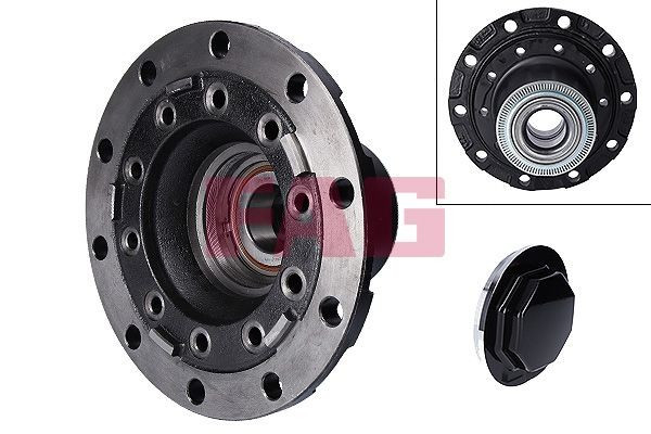 FAG with wheel bearing, Rear Axle Left, Rear Axle Right Wheel Hub 723 5029 10 buy