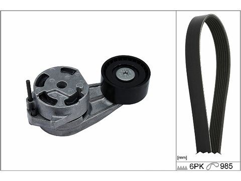 Original INA Poly v-belt kit 529 0482 10 for BMW 1 Series