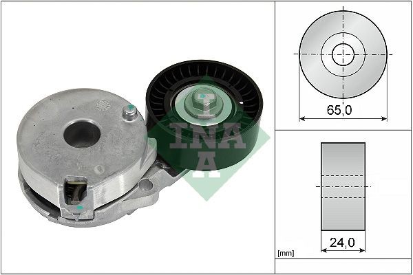 INA 65 mm x 24 mm Width: 24mm Tensioner Lever, v-ribbed belt 534 0733 10 buy