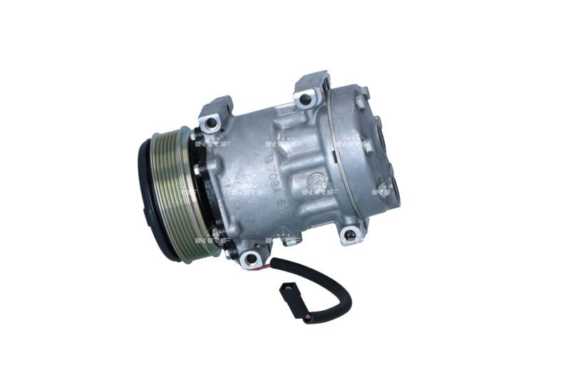NRF SD7H15, 12V, PAG 46, with PAG compressor oil Belt Pulley Ø: 119mm, Number of grooves: 6 AC compressor 32771 buy