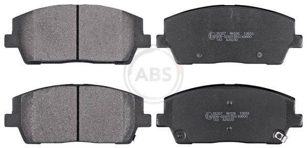 Kia BONGO Disk brake pads 16634307 A.B.S. 35307 online buy