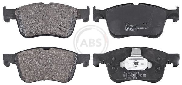 A.B.S. not prepared for wear indicator Height 1: 64,4mm, Height 2: 64,5mm, Width 1: 155,1mm, Width 2 [mm]: 155,1mm, Thickness 1: 16,8mm, Thickness 2: 16,8mm Brake pads 35312 buy