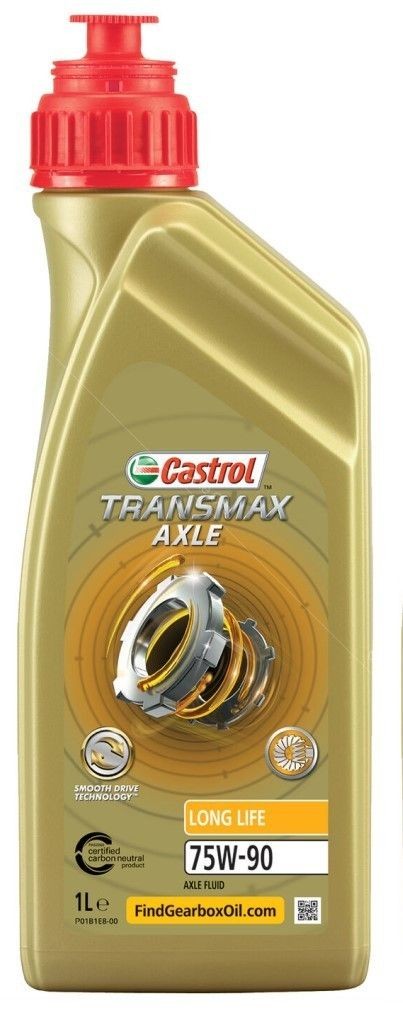 CASTROL Transmax Axle, Long Life 15D6ED Transmission fluid 75W-90, Capacity: 1l