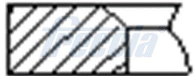 FRECCIA Piston ring kit MERCEDES-BENZ SPRINTER 2-t Box (901, 902) new FR10-127400