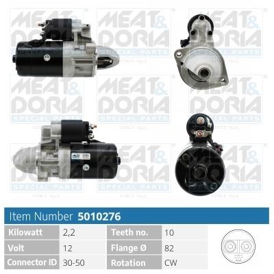 MEAT & DORIA 5010276 Starter motor A 0041512001