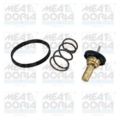 Coolant thermostat MEAT & DORIA Opening Temperature: 91°C, with seal - 92952