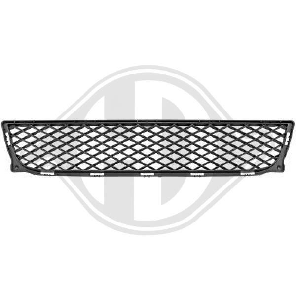 DIEDERICHS Bumper grill 1606041 Smart FORTWO 2005