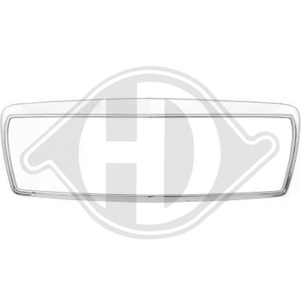 DIEDERICHS 1614049 Mercedes-Benz E-Class 2001 Radiator grille