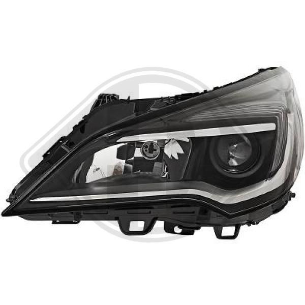 DIEDERICHS 1808981 Opel ASTRA 2021 Head lights
