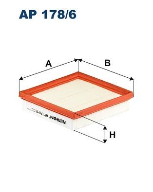 Great value for money - FILTRON Air filter AP 178/6