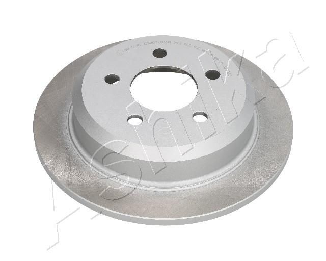 ASHIKA 61-09-995C Brake disc Rear Axle, 284,4x11mm, 5x72, solid, Painted