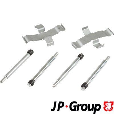 JP GROUP 1364002810 Accessory kit, disc brake pads W210 E 240 2.4 170 hp Petrol 1997 price