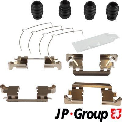 Great value for money - JP GROUP Accessory Kit, disc brake pads 3464003410
