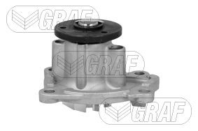 PA1393 GRAF Water pumps DACIA with seal, Mechanical, Metal, for v-ribbed belt use
