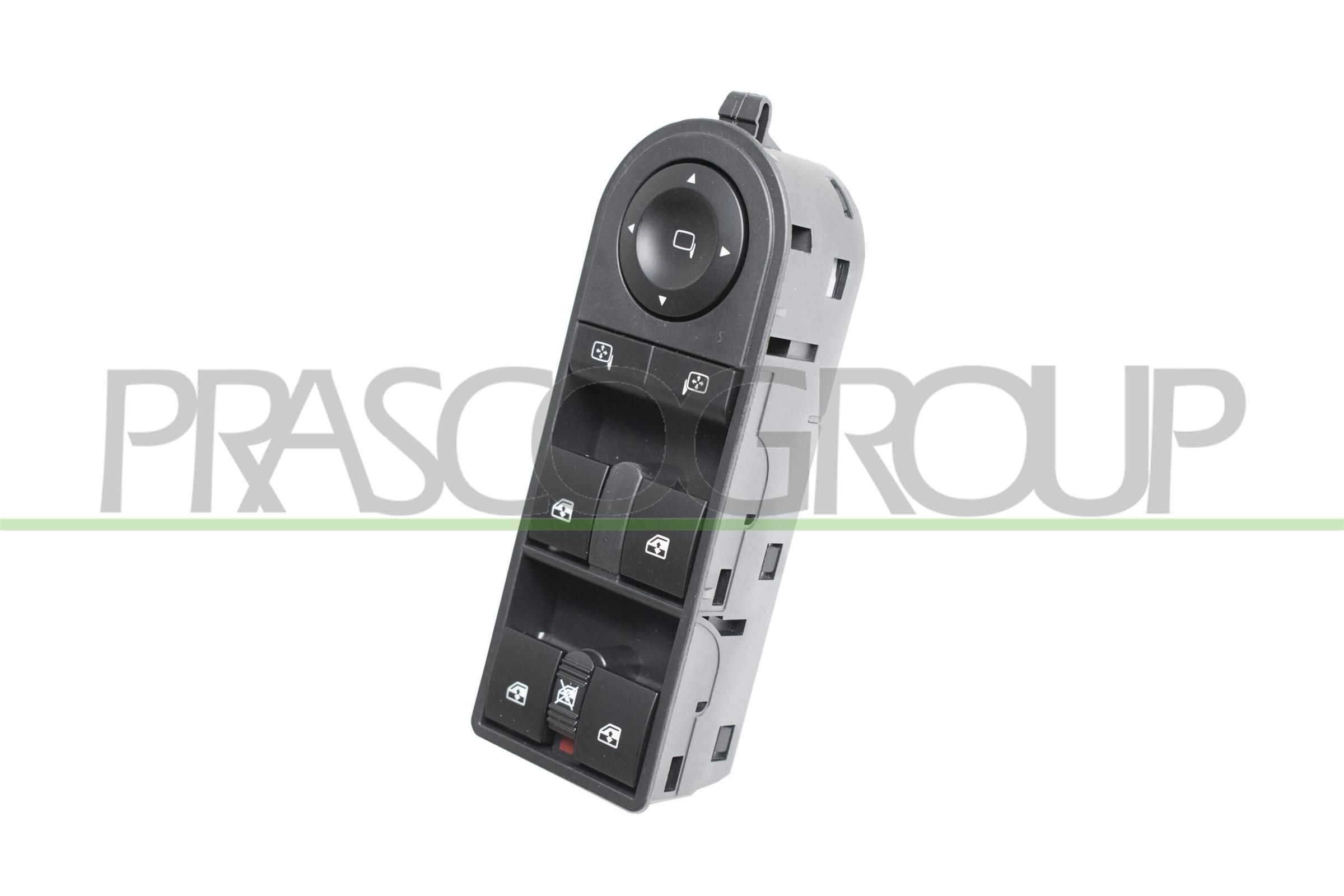 PRASCO Left Front Number of pins: 18-pin connector Switch, window regulator OP410WS04 buy