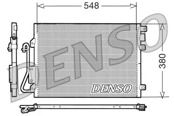 DENSO DCN23008 Air conditioning condenser 8200086193