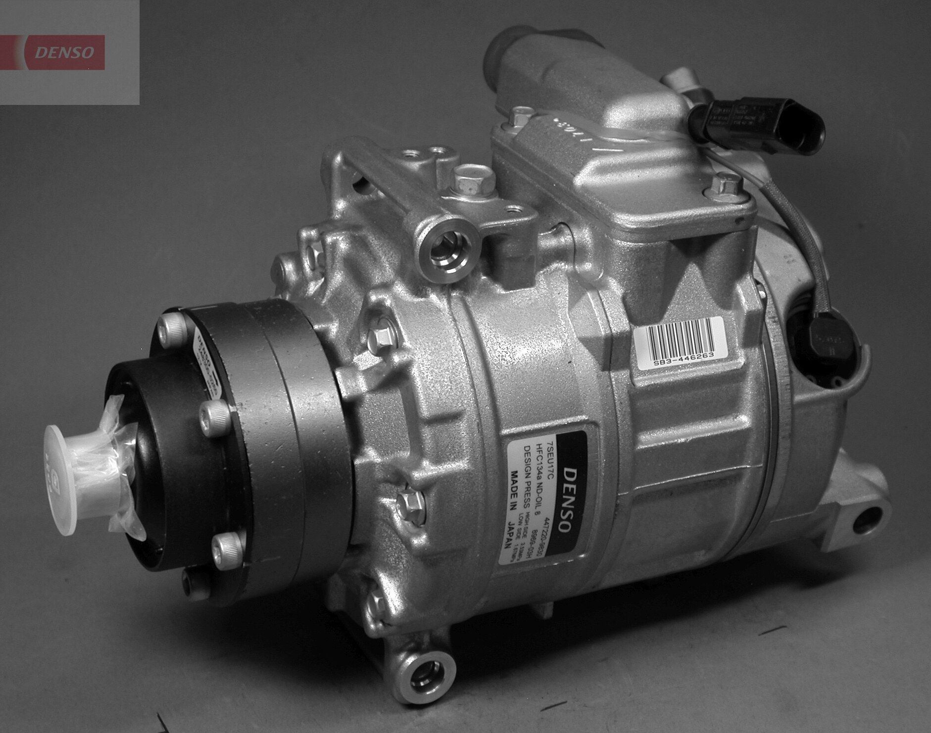 DENSO Air conditioning compressor DCP02015 Audi A6 2007
