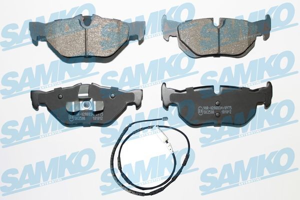 SAMKO Height 1: 48,5mm, Height 2: 46,9mm, Width: 123,1mm, Thickness: 17mm Brake pads 5SP1876B buy