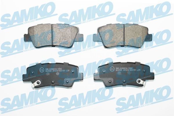 22655 SAMKO 5SP2181 Brake pad set 58302-G8A50