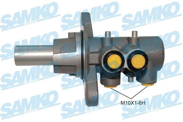 SAMKO Piston Ø: 22,2 mm, Aluminium, 10 X 1-6H (2) Master cylinder P30879 buy