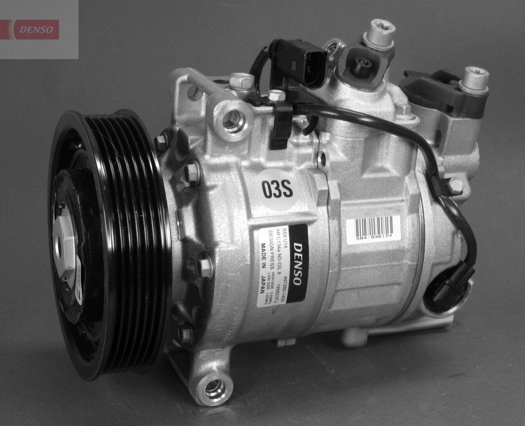 Great value for money - DENSO Air conditioning compressor DCP02043