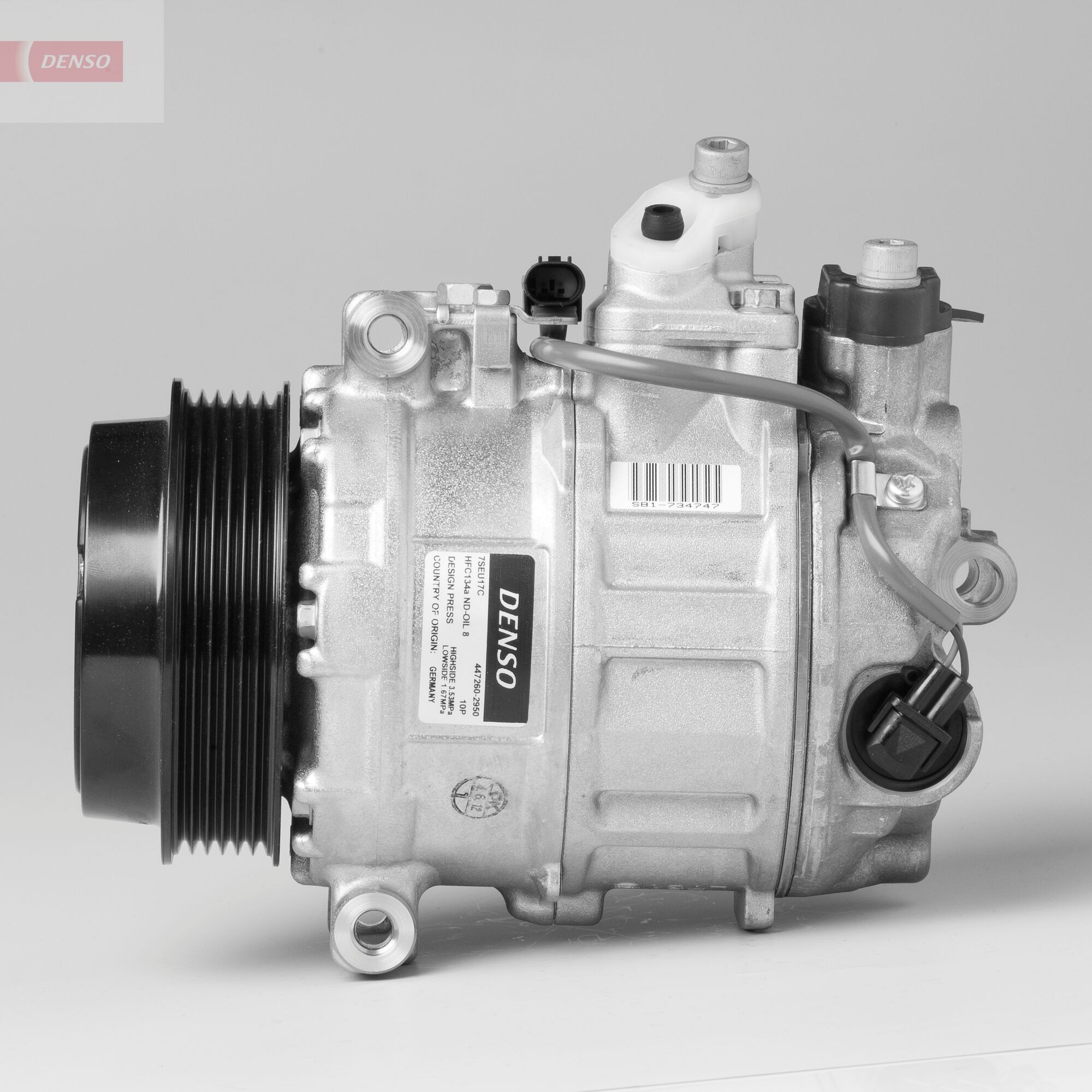 DENSO Air conditioner compressor MERCEDES-BENZ S-Class Saloon (W221) new DCP17132