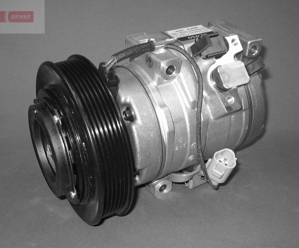 DENSO DCP50060 Air conditioning compressor 10S15L, 12V, PAG 46, R 134a, with magnetic clutch