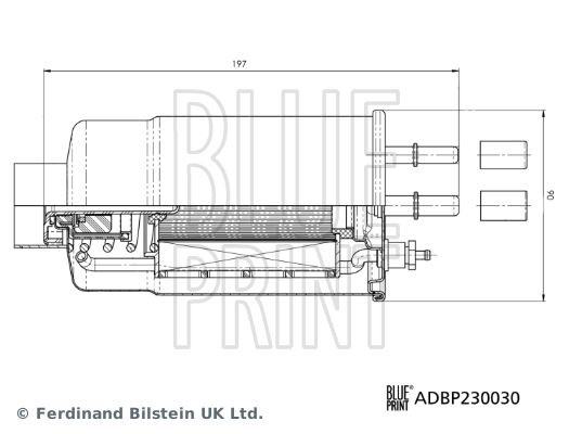 ADBP230030 Inline fuel filter BLUE PRINT ADBP230030 review and test
