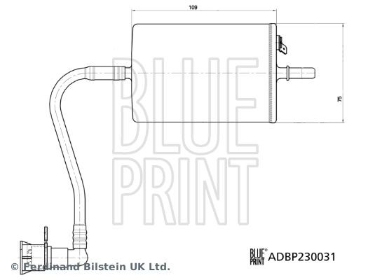 ADBP230031 Inline fuel filter BLUE PRINT ADBP230031 review and test