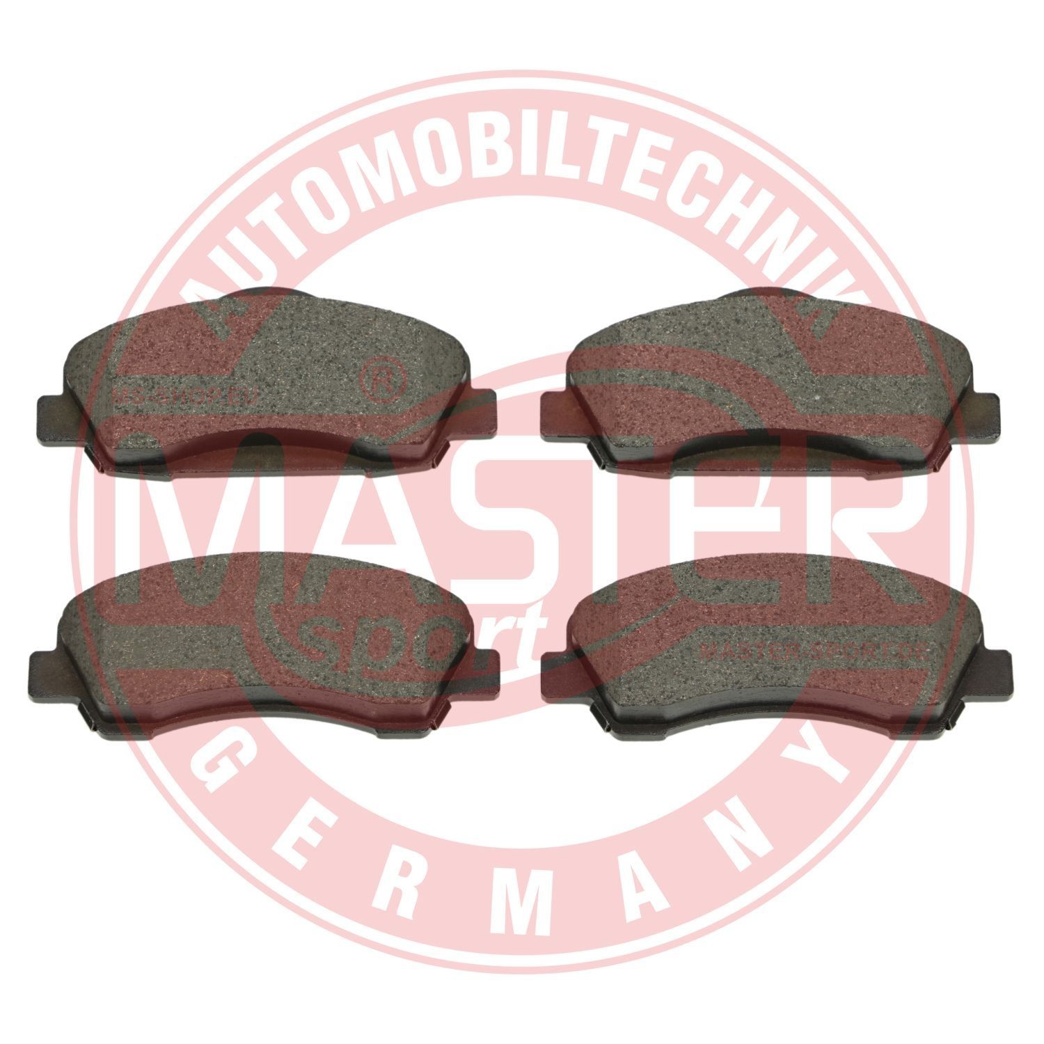 236038679 MASTER-SPORT Front Axle, excl. wear warning contact, not prepared for wear indicator, with anti-squeak plate Height 1: 52,5mm, Height 2: 60mm, Width: 133mm, Thickness: 19mm Brake pads 13046038672T-SET-MS buy