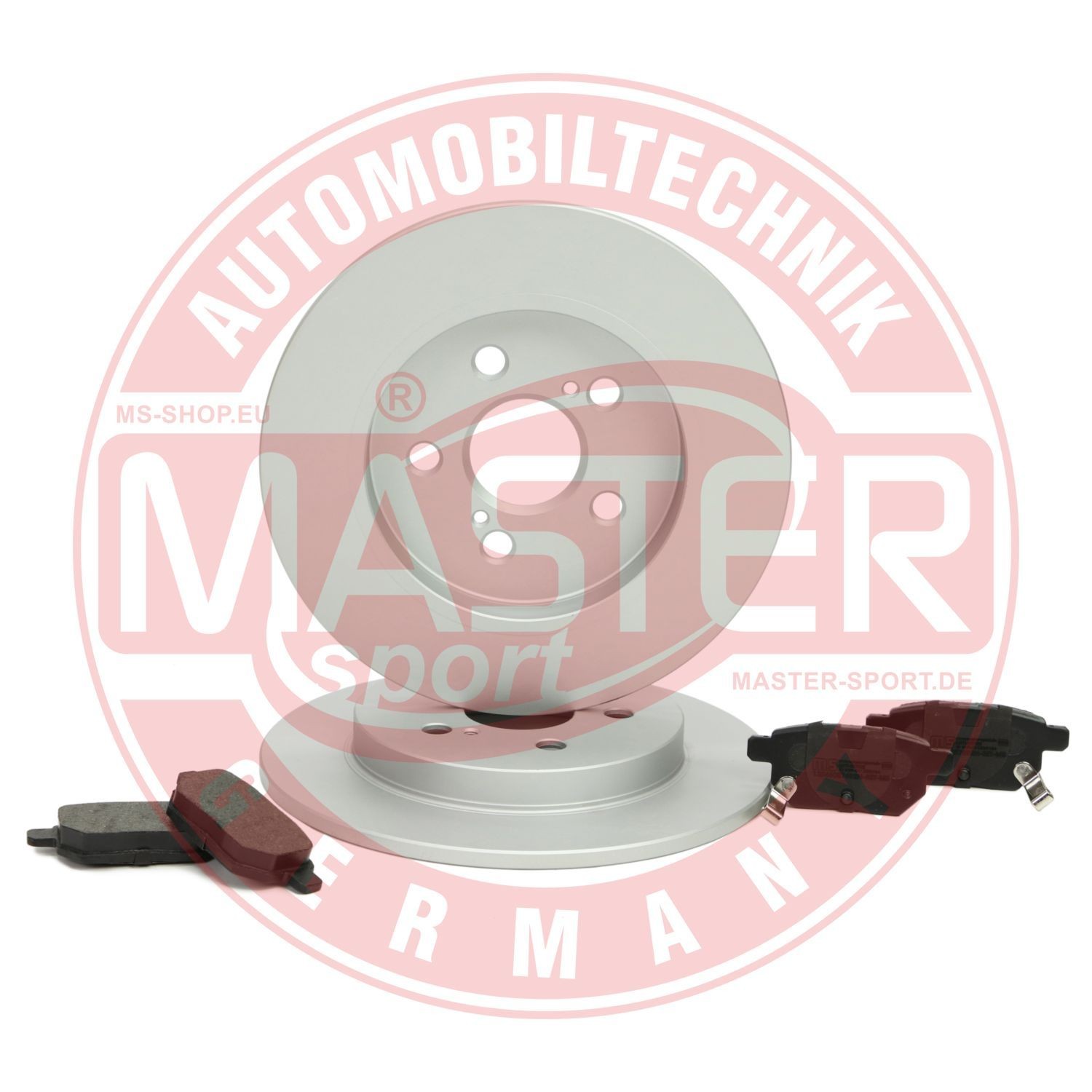 MASTER-SPORT Brake disc and pads set 200901630