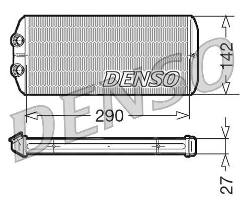 DRR07005 DENSO Heat exchanger DACIA