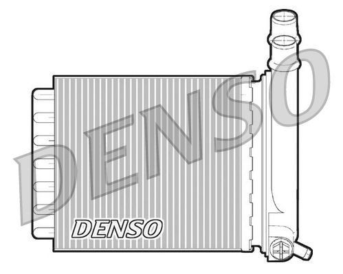 Original DRR07007 DENSO Heat exchanger, interior heating DACIA