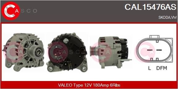 Great value for money - CASCO Alternator CAL15476AS