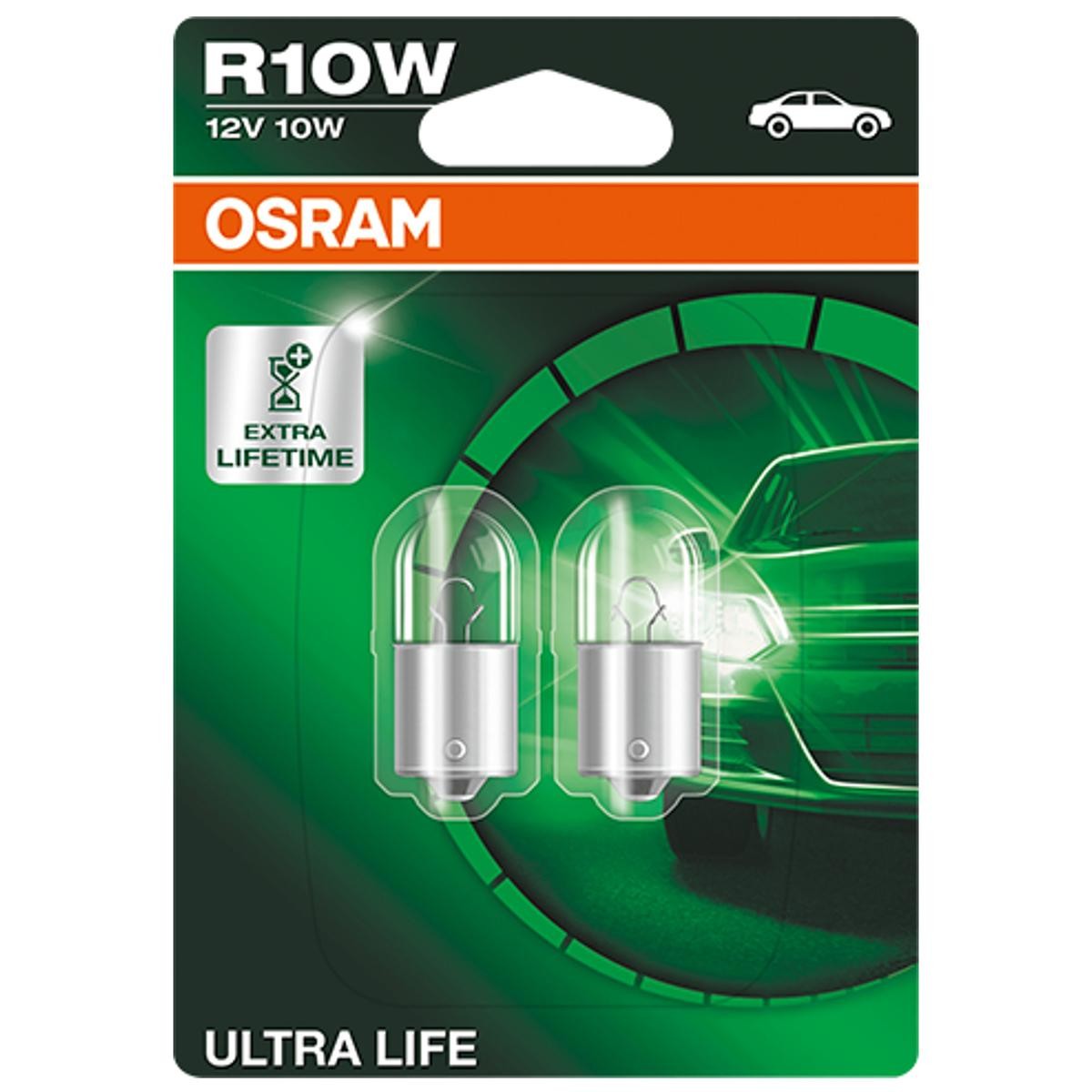 R10W OSRAM ULTRA LIFE 5008ULT02B Licence plate bulb Renault Master 2 Platform 2.5 dCi 120 115 hp Diesel 2007 price