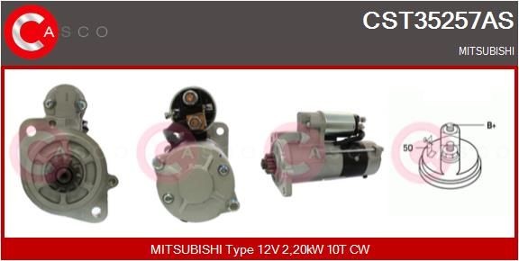 CASCO CST35257AS Starter motor M 8 T 71571