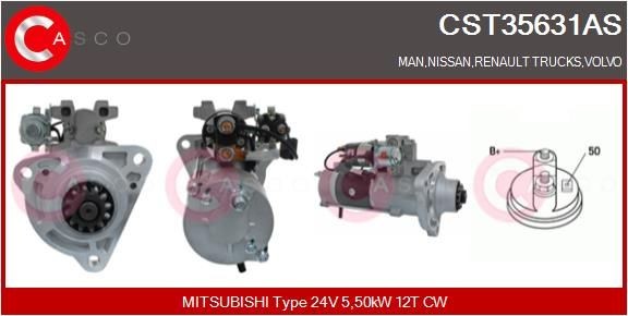 CASCO CST35631AS Starter motor M9T66371AM