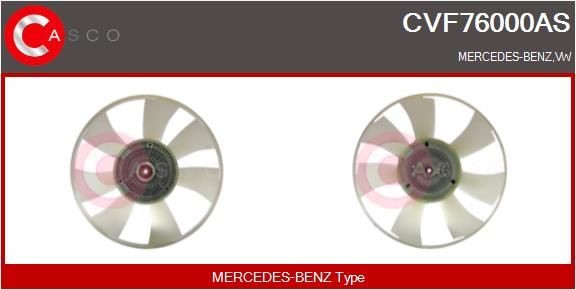 CASCO CVF76000AS Fan clutch 076 121 301 A
