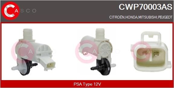 CASCO AS CWP70003AS Windshield washer pump Honda CR-V Mk3 2.2 i-DTEC 4WD 150 hp Diesel 2021 price