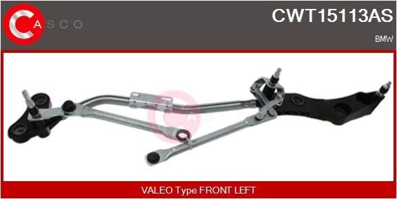 CASCO CWT15113AS Wiper Linkage for left-hand drive vehicles, Front