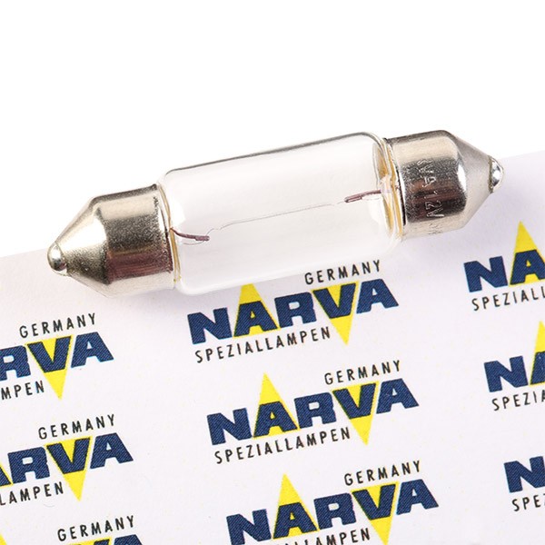 NARVA 171253000 Bulb, licence plate light 12V 5W, C5W T10,5x38, SV8.5