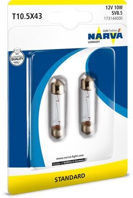 NARVA 173144000 Bulb, licence plate light VW experience and price