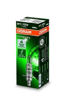 64150ULT Bulb, spotlight 64150ULT OSRAM H1 12V 55W P14.5s, 3200K, Halogen
