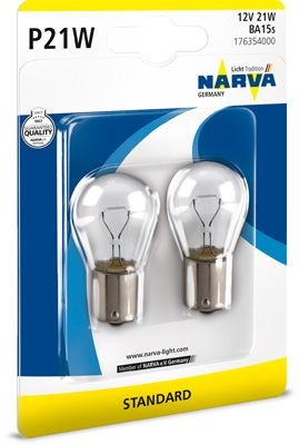 P21W NARVA 176354000 Reverse light bulb MERCEDES-BENZ A-Class (W176) A 200 (176.043) 156 hp Petrol 2018